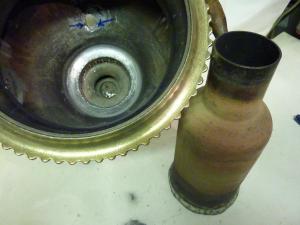 выпайка трубы самовара выпайка трубы самовара
